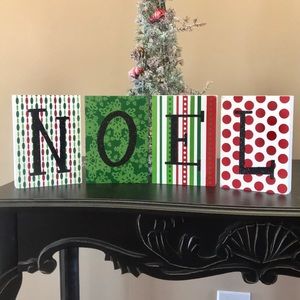 Noel Wood Blocks 🌲